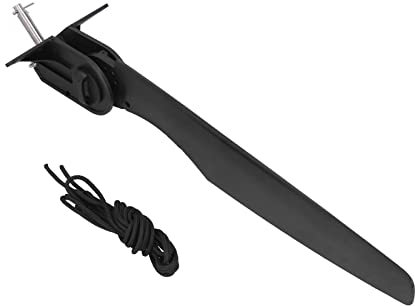 ANKROYU Ensemble de gouvernail de Kayak, Ensemble de gouvernail de Queue de Kayak en Nylon et en Acier Inoxydable, kit de gouvernail de contrôle de Queue de Kayak résistant à