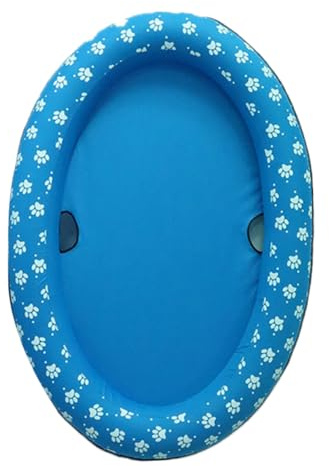 Toddmomy Pet Inflatable Swimming Pool Folding Portable Dogs Cats Floating Mat Water Pool for Backyard Beach Outdoor