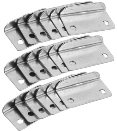 Cabilock Plaque De Serrure De Tiroir En Métal à Angle Droit Gâche De Serrure De Tiroir D'armoire Robuste 20 Pièces Utilisation Domestique Et Professionnelle