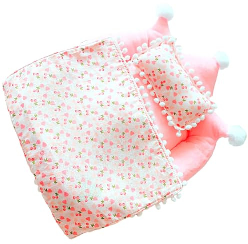 Collection pour chambre de poupée miniature : matelas en peluche et literie pour poupées de 20 cm ou accessoires de lit en tissu doux