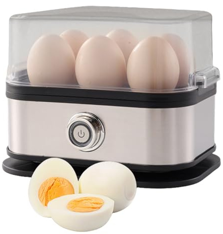 Cuit-Œufs Vapeur | Appareil Électrique à Couvercle Transparent - Vapeur pour Œufs Durs - Pour Œufs à la Coque Durs Omelette Sandwich - Maison Cuisine Voyage Camping