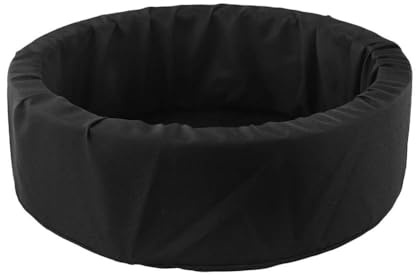 Lawnoval Estanque flotante, tela tejida, plantas acuáticas y refugio para peces, color negro, 1 paquete para M