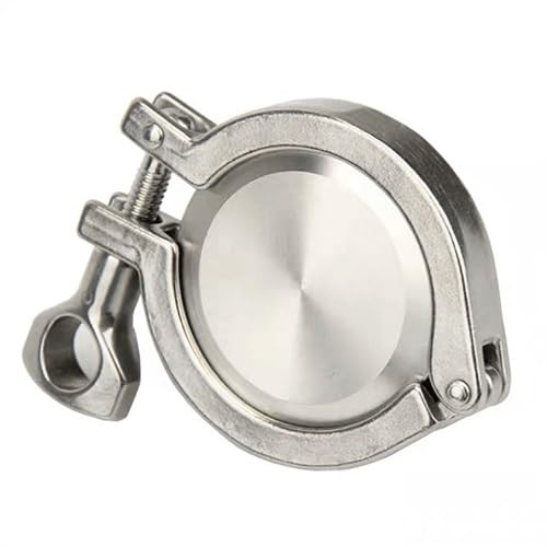 Morsetto con cappuccio terminale saldato, Set completo di ghiere for saldatura Tri Clamp da 4 pollici e 102 mm, acciaio inossidabile 304, 4 pezzi