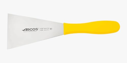 Arcos Series 2900 – köksspatel – bladnitrum rostfritt stål 125 x 90 mm – polypropylenhandtag färg gul
