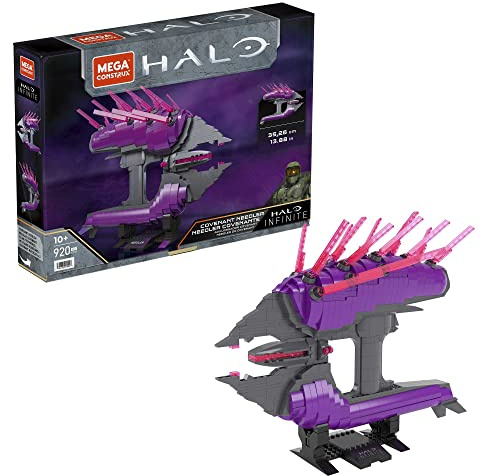 Mega Construx Halo Covenant Needler Collector Halo Infinite Construction Set, Building Toys for Kids, HDC30
