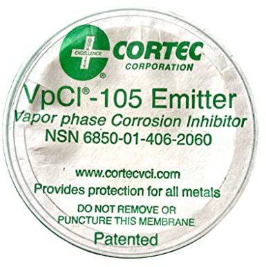 Cortec VpCI-105 - Anti Rust VCI Emitter Cup - Protects 5 Cubic feet - 2 Year Corrosion Protection (2 Units)