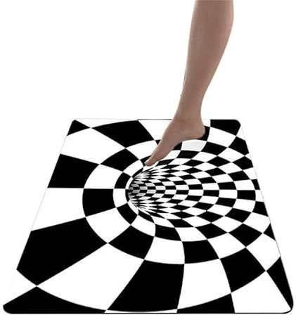 3D Visual Trap Diatomita Estera Suave Baño Mojado y Seco Área de Separación Estera de Piso Antideslizante a Prueba de Moho Ducha Estera de Baño