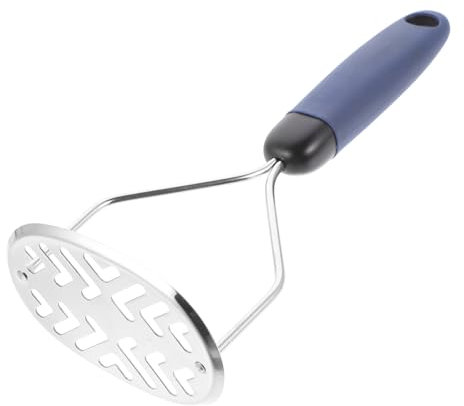 OKUMEYR Presse-purée Pommes De Terre Manuel Acier Inoxydable Outil Cuisine Robuste Antidérapant Avec Poignée Confortable Presse Légumes Facile à Utiliser Pour Purées Et Bouillies
