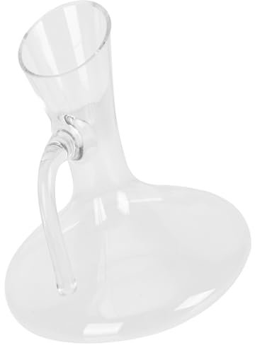 DINHEAROM Decantador De Vidrio Para Vino Jarra Para Decantación De Vino De Vino Para Uso Casa y Fiestas Para Rioja y Otras Variedades