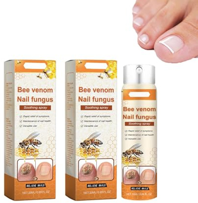 Spray Trattamento Intensivo per Micosi Unghie e Piedi, Soluzione Antifungina e Deodorante, Cura Rapida per Onicomicosi, Formula Penetrante e Rinfrescante 20ml (2 Pezzi)