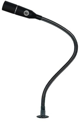 Bogen MGN19A Push-Button Gooseneck Mic Omni-Directional Microphone