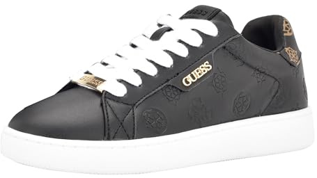 GUESS Avin, Sandalias con cuña Mujer, Black, 40 EU