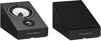 Triangle - BOREA BRA1 - Enceinte d'Effets 3D Home-Cinéma - Compatible Atmos/DTS: X/Auro 3D – Polyvalence Atmos & Surround - Rendement 89 DB/W/m - 206 x 180 x 300 mm - Noir (Paire)
