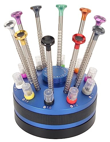 YUYTE Kit di Riparazione Dell'orologio Strumenti per Orologiai, Set di Cacciaviti per Orologi, Dispositivo di Rimozione del Cinturino Dell'orologio Ad Alta Precisione in Acciaio