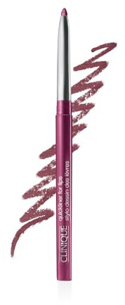 Clinique Long Lasting Quickliner Lip Liner | Non-Drying + No Sharpening, Plummy