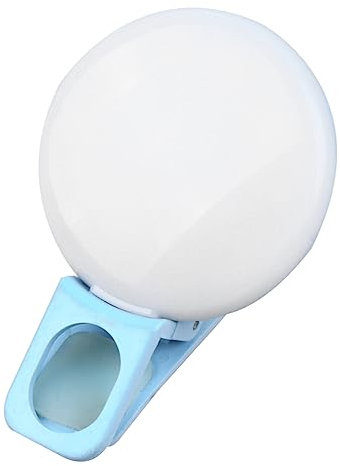 Homoyoyo Portable Led Selfie Ring Light USB Supplementary Light for Mobile Phone Laptop Clip for Phone Photography