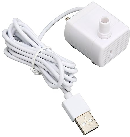 Ghzste Wasserbrunnenpumpe Haustiere, Katzenbrunnen Pumpe Ersatz Wasserpumpe, USB-betriebener Bürstenloser Gleichstrommotor, Mini-Wasserspenderpumpe Katzen