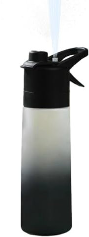 Nuyhadds Mist Hydration Bottle - 650ml Water Spray Cup | Portable Mist and Sip Misting Water Bottle, Portable Kids Spray Drinking Bottle, Reusable for Fitness, Outdoor Workouts, and Sports Cycling