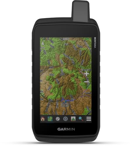 Garmin Montana 710 tragbares Navigationsgerät, robust, 12,7 cm (5 Zoll), Touchscreen-kompatibel, vorinstallierte topografische Karten mit Markierungen, entspricht MIL-STD 810 für Hitze, Stöße und