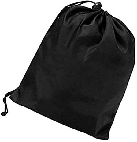 Housse de Foyer Ronde 1set 420d Noire, Résistante à L'eau