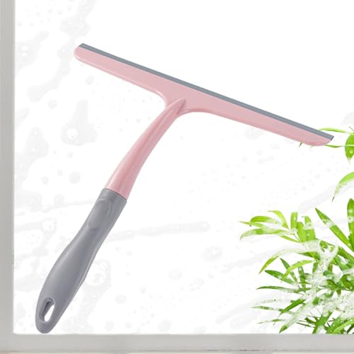 Essuie-Glace, Grattoir À Verre - Raclette pour Vitres De Douche, Essuie-Glace pour Miroir De V - Nettoyeur De Vitres Domestique, Raclette De Douche pour Pare-Brise, Fenêtre, Carrelage, Aquarium