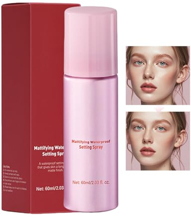 Spray fixateur de maquillage - Plus solide - 60 ml - Spray hydratant et éclatant de longue durée pour la peau