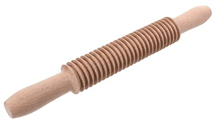 Warmhm Mattarello per Ravioli in Legno, Rullo Pasta a Vite, Facile da Usare, Salvaspazio, per Cucina e Casa