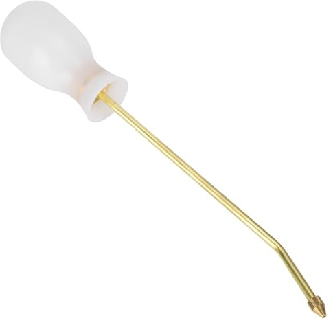 Haofy Despinador de Polvo de Apicultura de Herramienta de Cobre de Silicona, Incluso Distribución, Contenedor de Polvo Translúcido, Calidad Profesional, Diseño de la Cabeza para Esquinas Ocultas,