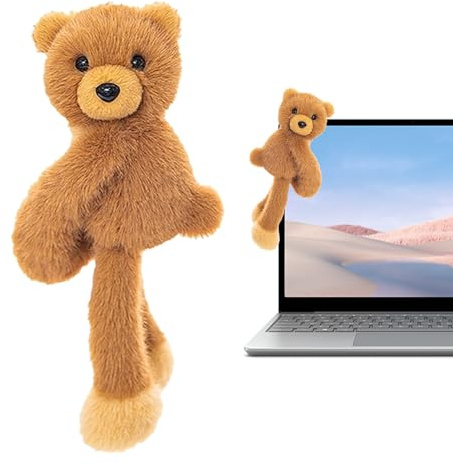 Tktouci Aimants Animaux | Jouet en Peluche,Décoration Lapin Ours pour Voyage Chambre Frigo Table Famille Salle de Classe