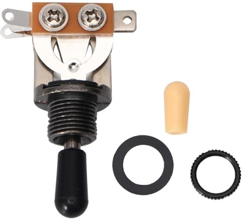 LALADEFIEE 3-stufiger Tonabnehmer Schalter für Gitarre für Einfache Steuerung und 3-gang Taste mit Legierungsmaterial für Gitarren im Les-paul-stil