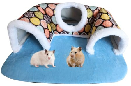 de Juego para hámster | Agradable para la Piel y Antideslizante | Tubos como hogar para Hurones – para Ardillas, Chinchillas, Conejos, erizos, pájaros, Hurones y hámsters