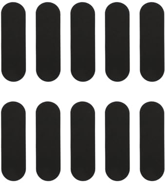 EXCEART Cinta de Agarre Antideslizante para Patineta de Dedo, 10 Piezas de Espuma Negra (31x96 Mm), Pegatinas Mini para Finger Skate, Accesorio Práctico para Juguetes de Patinetas