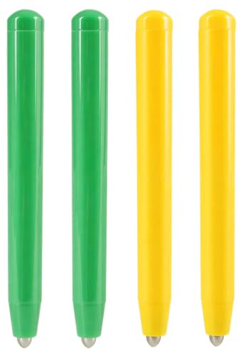 Sylalxeba Set di 4 penne magnetiche di ricambio – punta magnetica da 10 cm per lavagna magnetica – per tavola da disegno – per tavole da tavola magica – atossiche, portatili