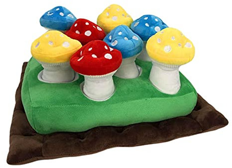 N-X Gefüllte Karotte Plüsch Fütterung Schnüffelmatte für Hunde, Kau- und Zahnenspielzeug, Schnüffeltraining, Stressabbau, interaktives Haustier-Puzzle-Spiel zur Reduzierung von Langeweile, Förderung