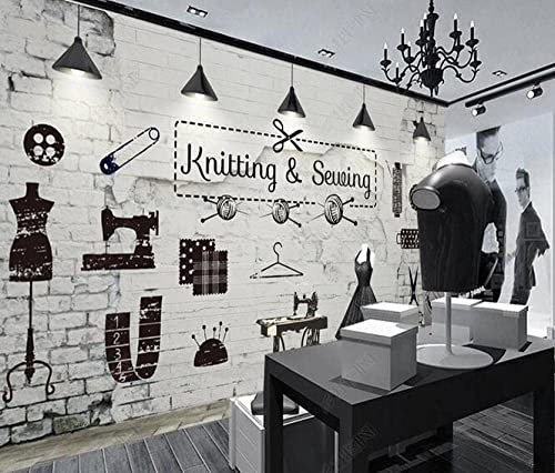 Mural De Papel Pintado Autoadhesivo Peluquería Peluquería Tijeras Efecto 3D Que Incluye Pasta Para Sala De Estar, Oficina, Dormitorio, Comedor, Pasillo, Pared, Póster, Arte De P 140(ancho)x70(alto)cm