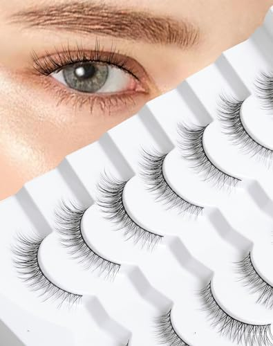 Faux Cils Dégradé Aspect Naturel Petits Cils De Vison Artificiels 7 Paires D11
