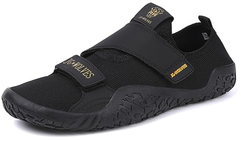 NGARY Chaussures de Soulevé de Terre pour Hommes, Chaussures d'Accès à l'Haltérophilie et de Gymnase, Noir, 45 EU