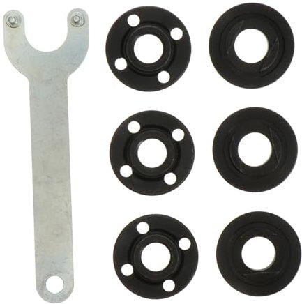 HOMOCONO Professional Angle Spanner Kit Flange Nut Grinder Nut Upper Lower Gasket for Angle Grinder