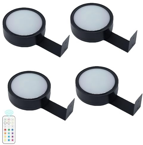 Ailan ABS Kabellose Bildfernbedienung Magnetisches Mallicht ABS Art Batteriebetriebene Bildleuchten Wandbeleuchtung Magnetisch, C