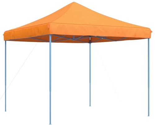 Tonnelle de Jardin Pliable, Tente de Réception Pavillon Barnum de Jardin Orange 292x292x315 cm