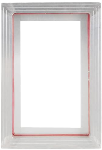DECHOUS Marco para Serigrafía de Aleación de Aluminio 20x30cm Fácil de Usar y Resistente para Impresión en Camisetas y Trabajos DIY