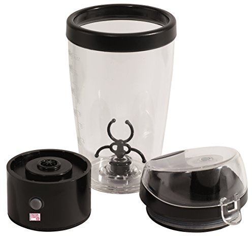 Batteriebetriebener Eiweiß Shaker mit An- und Ausschalter für cremige Shakes und Cocktails ohne Verklumpen von noTrash2003