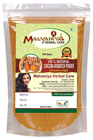 100% Pure Natural Curucuma Aromatica (TUMERIC Root Powder)(Curcuma Longa) Powder (100Grams/ (0.22 LB) External Use