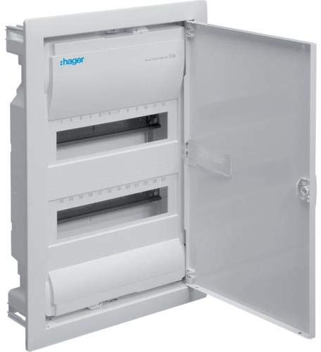 HAGER VU24NE Elektrogehäuse IP30 (348 mm, 94,5 mm, 505 mm)