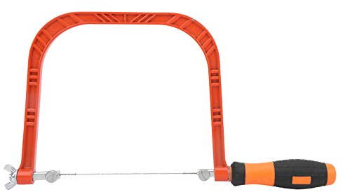 Scie en Forme de U, Scie à Chantourner à Bois, Mini Scie à Chantourner Réglable, Scie à Chantourner à La Main, alliage D'aluminium avec Poignée antidérapante Pour Le Jardin des Menuisiers