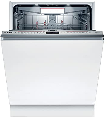 Bosch SMV8YCX01E Serie 8 Smarter Geschirrspüler vollintegriert, 60 cm breit, Besteckschublade, Made in Germany, Silence Programm besonders leise, ExtraClean Zone Wasserdüsen im Oberkorb