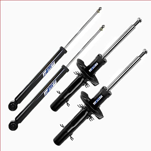 ATEC Germany 4x Gasdruck Stoßdämpfer Vorne und Hinten Federbein, | Kompatibel mit: SEAT LEON, TOLEDO II, SKODA OCTAVIA I, VW BORA I, GOLF IV, NEW BEETLE