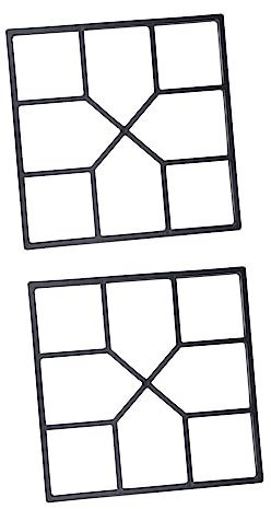 CIYODO 2stücke Pflasterform Aus Kunststoff Für Beton Diy Wegmacher Modellierwerkzeug Bodenfliesenform Zementformen Reinigen Mit Wasser