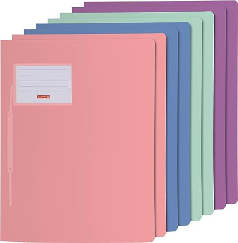 BRUNNEN Schnellhefter 8er Pastell-Edition FACT!pp