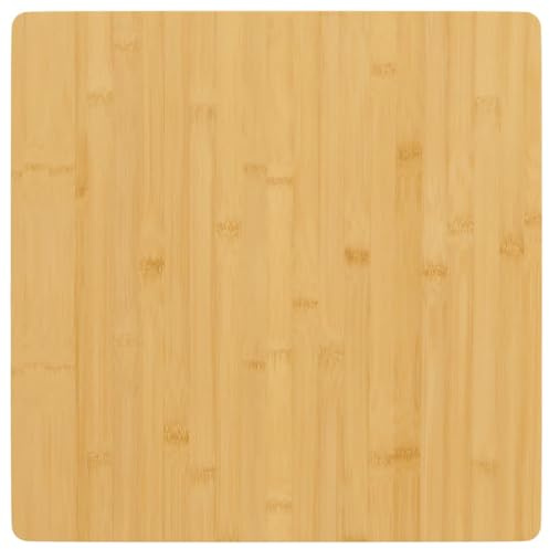 TJROO Tischplatte 60x60x1,5 cm Bambus Esstischplatte Möbelplatten Deckplatte Schreibtischplatten Table Top